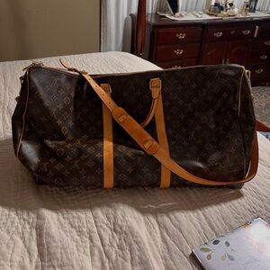Luxury Brown Monogram Travel Bag